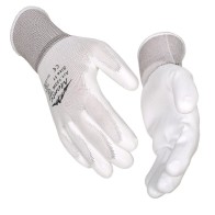 Pirštinės aplietos juodu PU, Monte 123BE