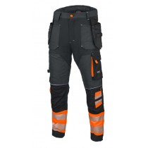 Kelnės Stretch Plus Construction Hi-Vis Rewelly